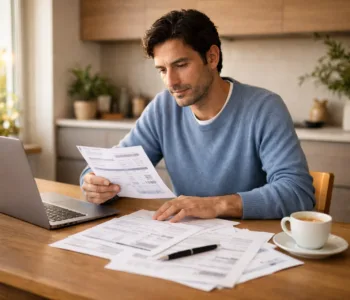 Persona confusa tra documenti voltura subentro bolletta luce gas