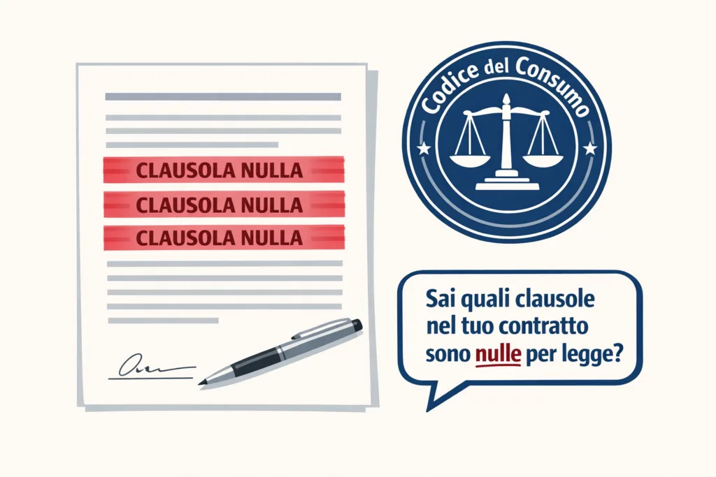 Guida alle clausole vessatorie nei contratti: quali sono nulle per legge e come tutelarsi