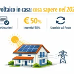Guida fotovoltaico domestico 2026: autorizzazioni, incentivi e scambio sul posto