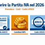 Guida apertura Partita IVA 2026: procedura, costi reali e codici ATECO