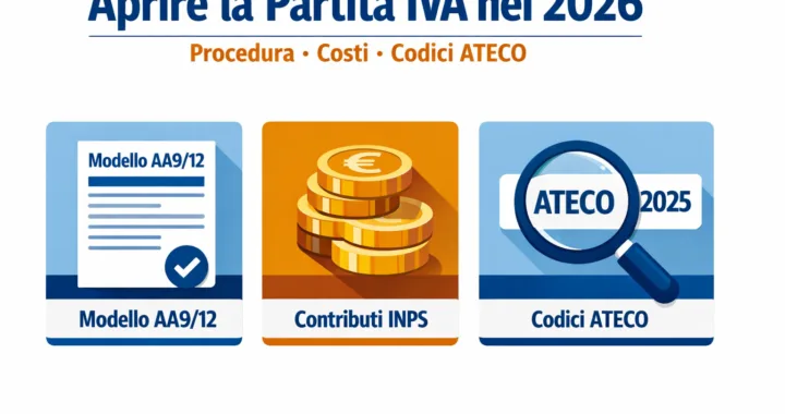 Guida apertura Partita IVA 2026: procedura, costi reali e codici ATECO