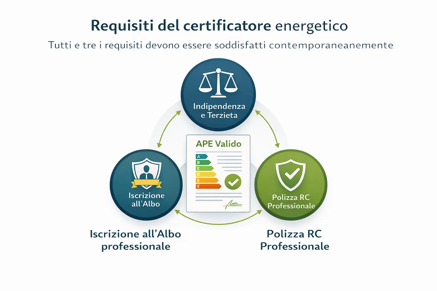 requisiti certificatore energetico abilitato Italia