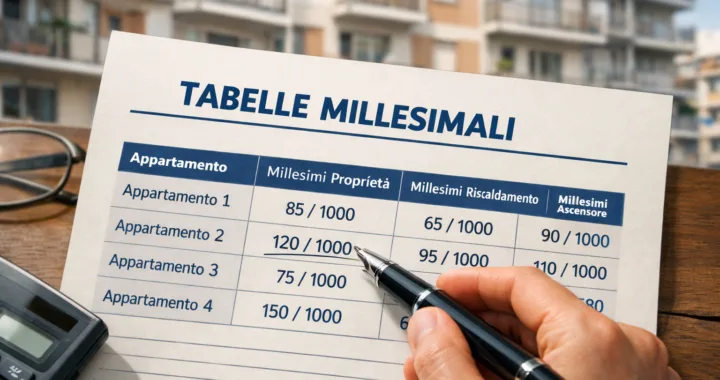 Tabelle millesimali: guida alla modifica con maggioranza o unanimità