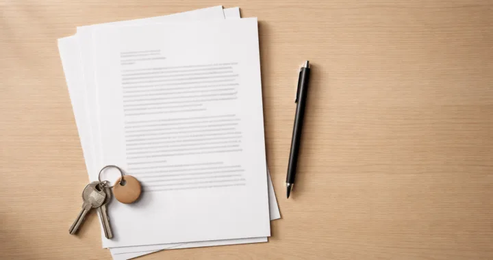 visura catastale e ipotecaria su scrivania con chiavi di casa