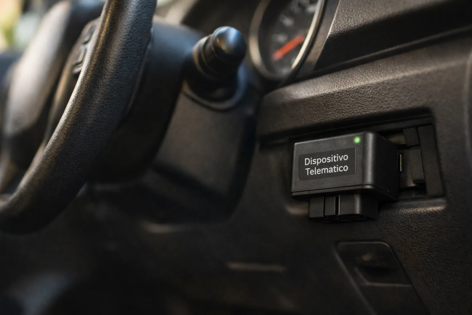 Dispositivo black box assicurativa installato nell'abitacolo di un'auto