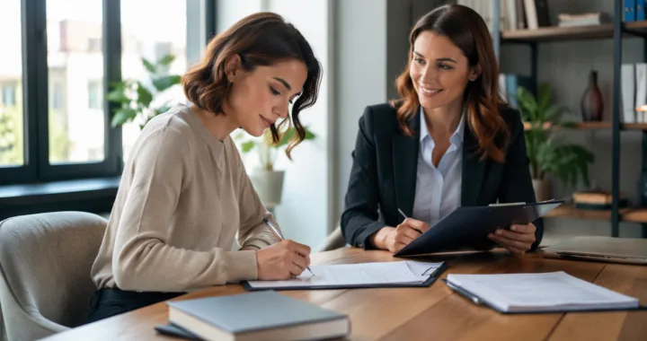 lavoratore firma contratto di somministrazione con agenzia per il lavoro