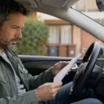 Automobilista controlla i massimali della polizza RC Auto obbligatoria